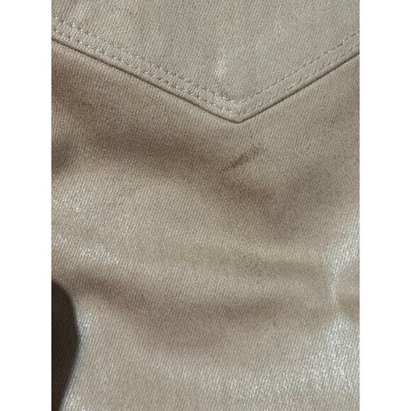 L’Agence · 28 · Selma Coated High-Rise Pants · Cappuccino Stretch Cotton Blend - Picture 9 of 9